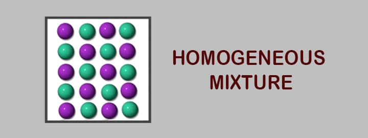 pure substance vs mixtures homogeneous