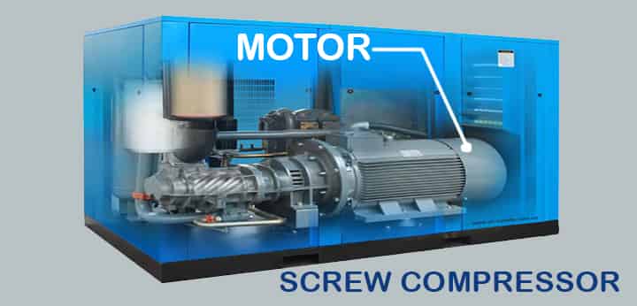 screw compressor motor