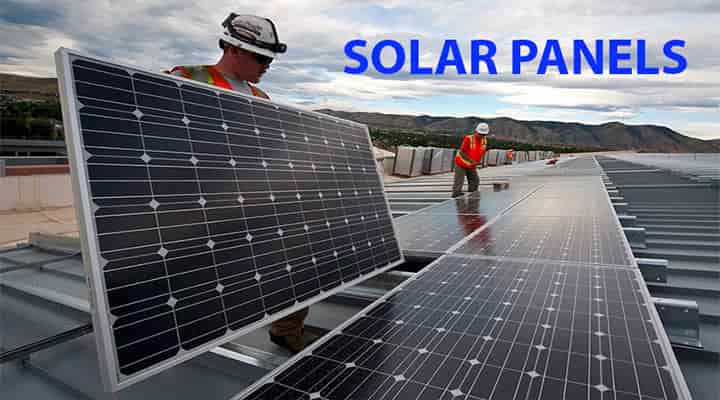 solar panels detail