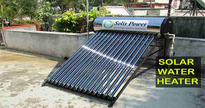 solar water heater system parts working types basics