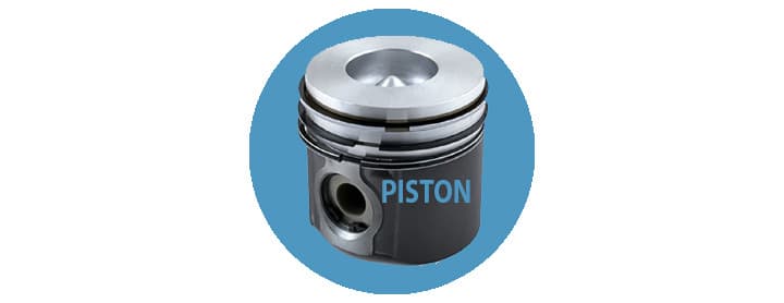 two-stroke engine piston