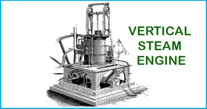 types steam engine vertical