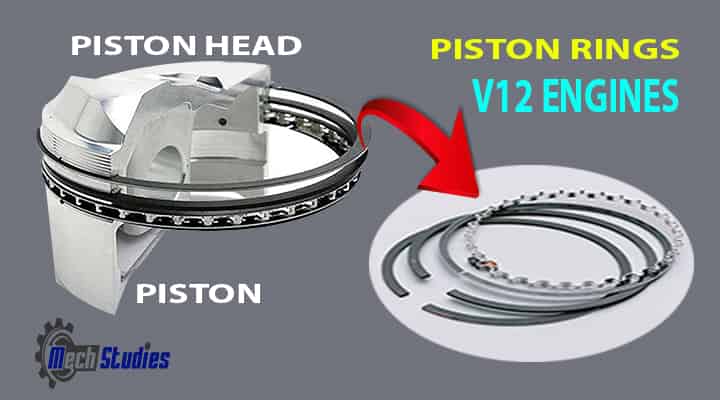 v12 engines cars piston rings parts