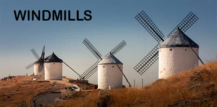 what are windmills definition parts working uses electricity